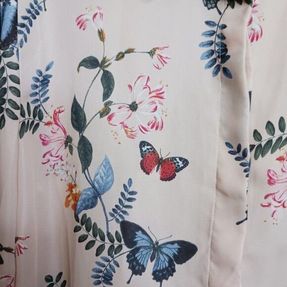 H&M Women's US 6 Multicolor Button Down Shirt Blouse - Picture 4 of 10